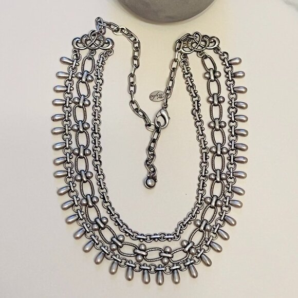 Myka Designs Vancouver Ornate Triple Strand Choker - Picture 2 of 7